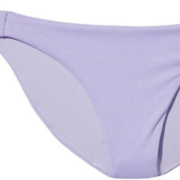 VICTORIA'S SECRET SWIM Essential Bikini Bottom Luxe Lavender Shimmer - Picture 2 of 5